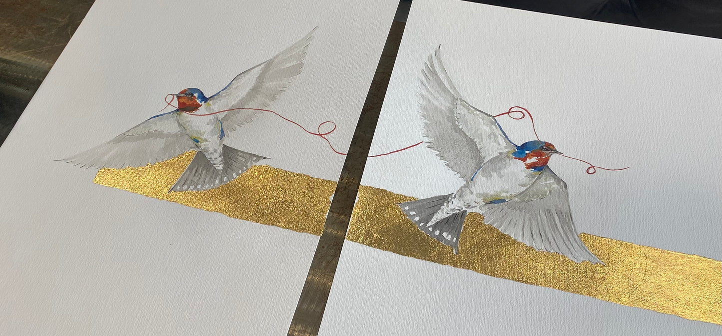 Diptych "The Thread Between Us"