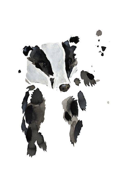 Limited Edition Fine Art Print - Badger