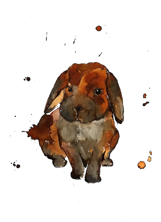 Poster Print - Cashew Rabbit