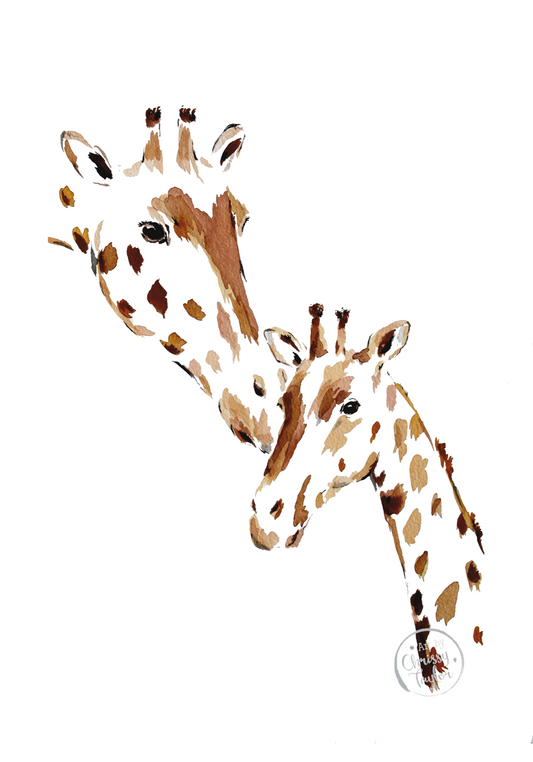 Poster Print - Giraffes
