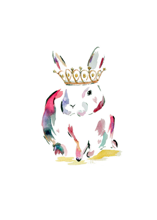 Poster Print - Queen Bunny