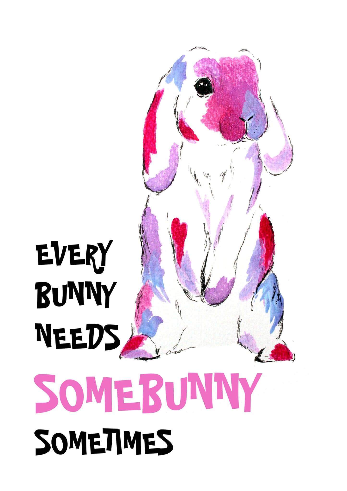 Clearance Poster Print - Every Bunny Needs Somebunny