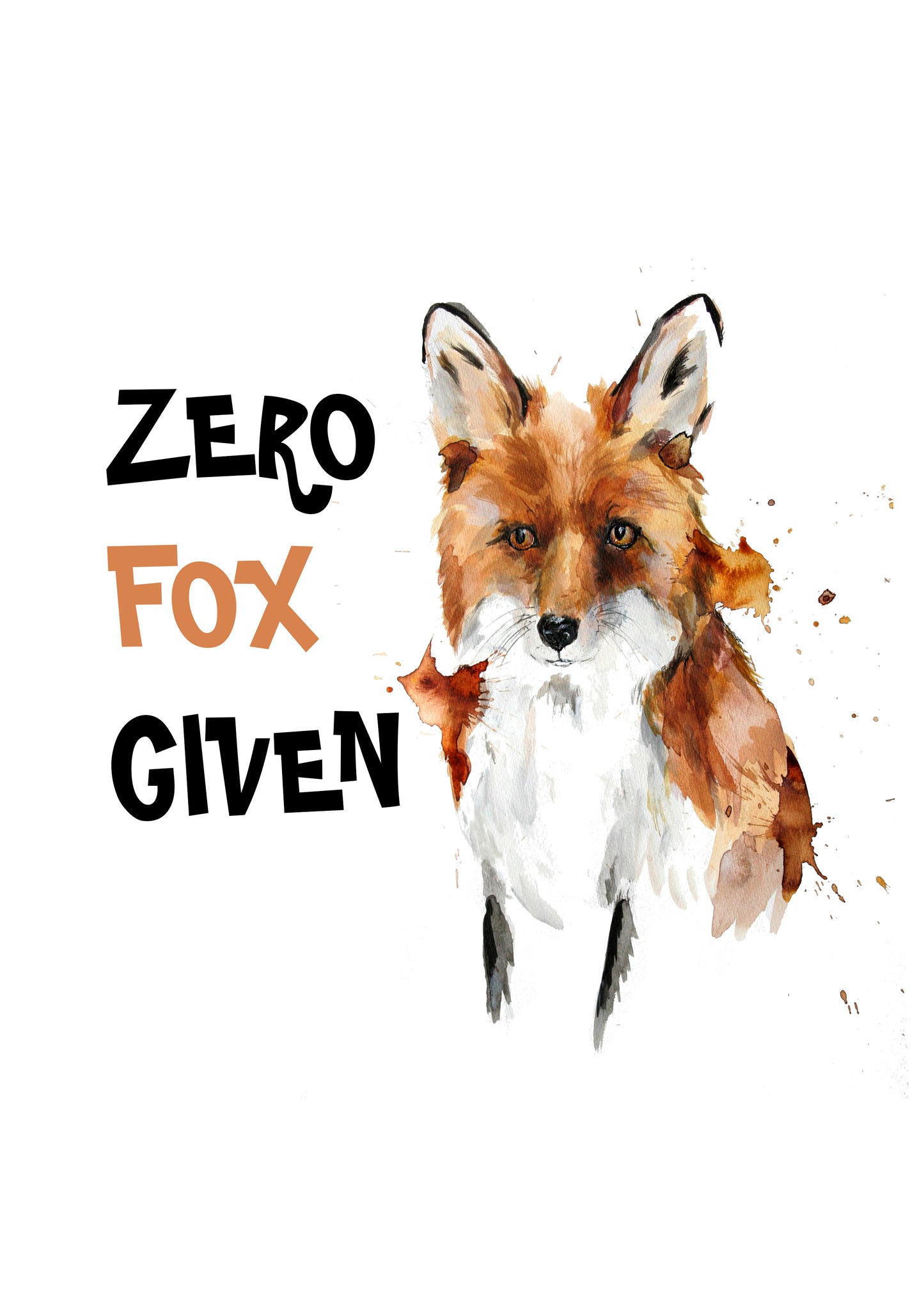 Clearance Poster Print - Zero Fox Given